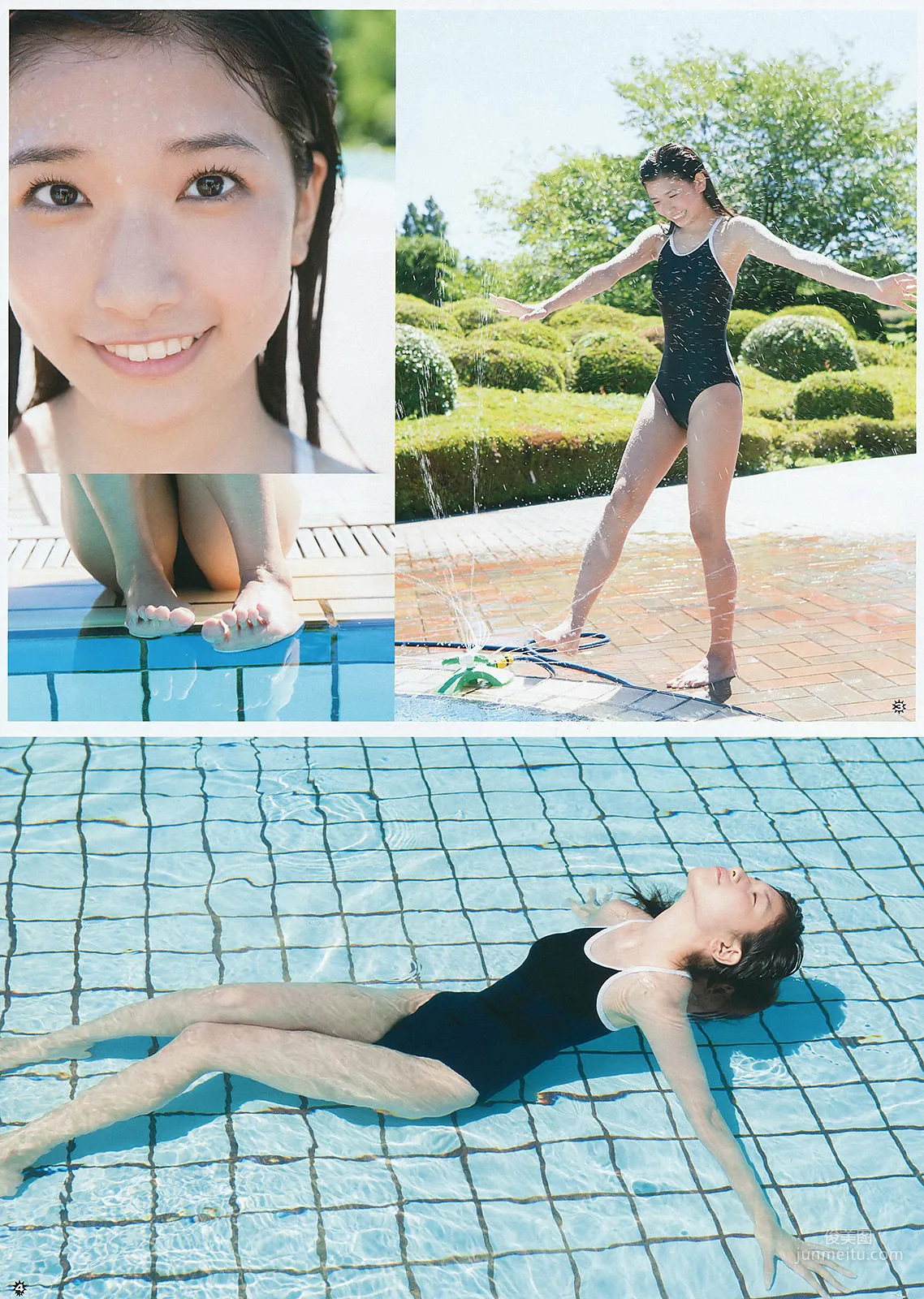 [Young Gangan] 譜久村聖 夏江紘実 葉月ゆめ 森川彩香 2015年No.19 写真杂志18