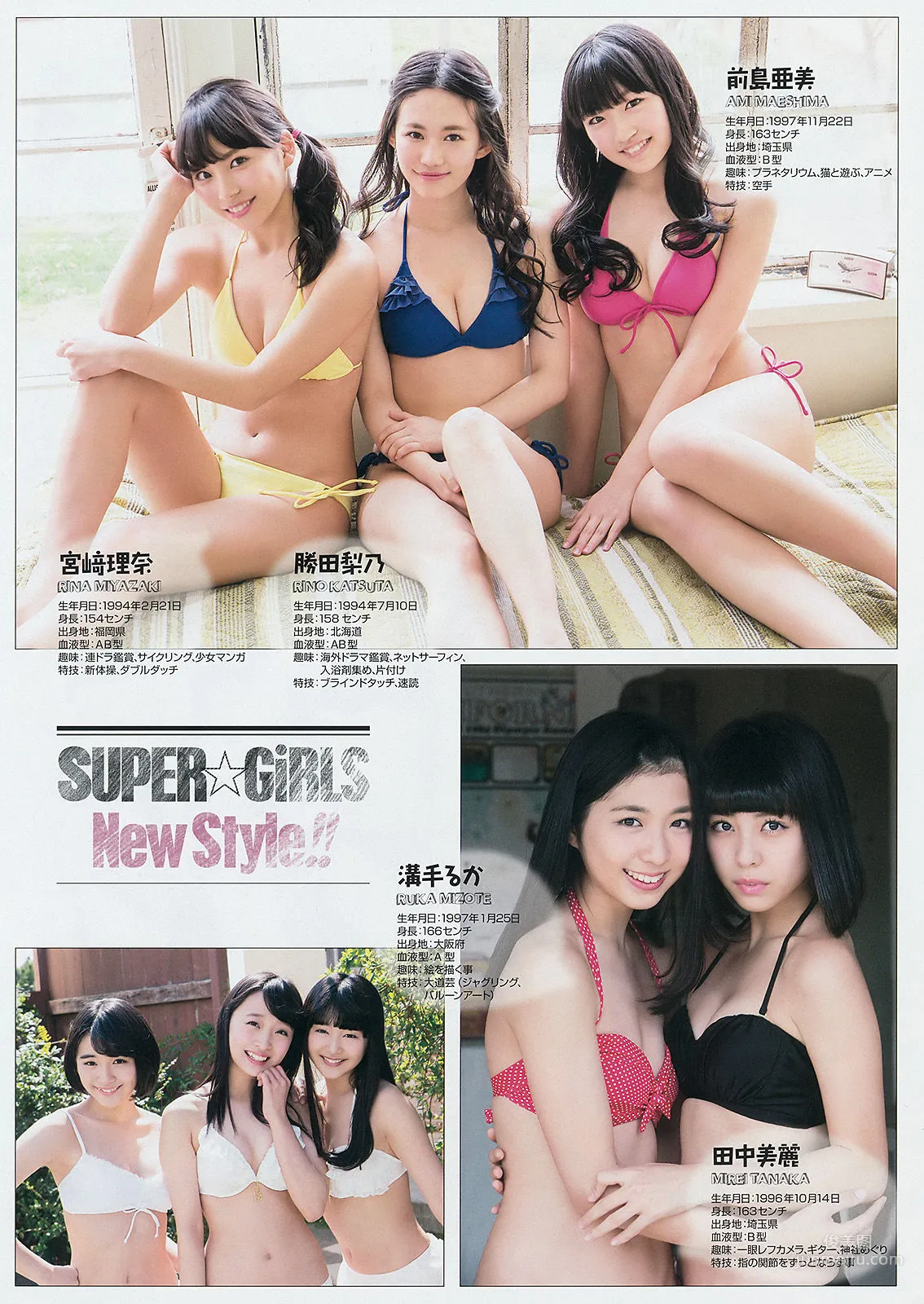 [Young Gangan] SUPER☆GiRLS アップアップガールズ(仮) 横山あみ 2014年No.10 写真杂志7