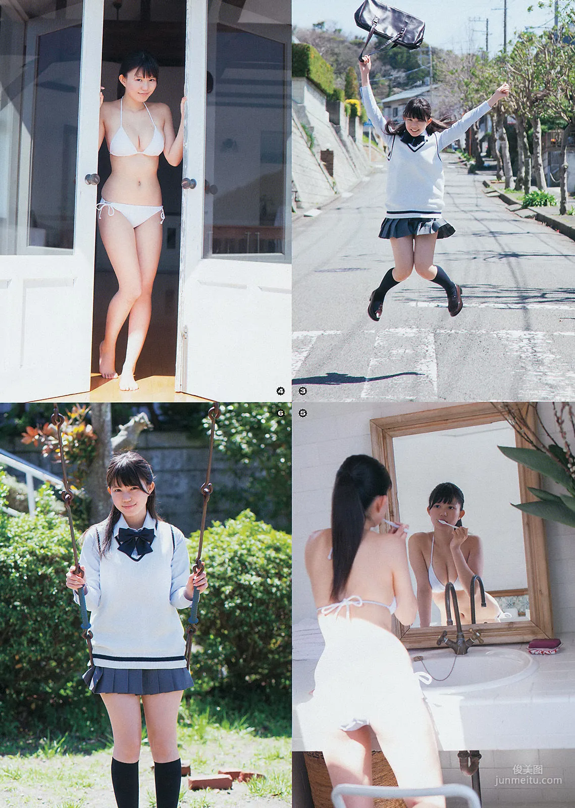 [Young Gangan] SUPER☆GiRLS アップアップガールズ(仮) 横山あみ 2014年No.10 写真杂志19