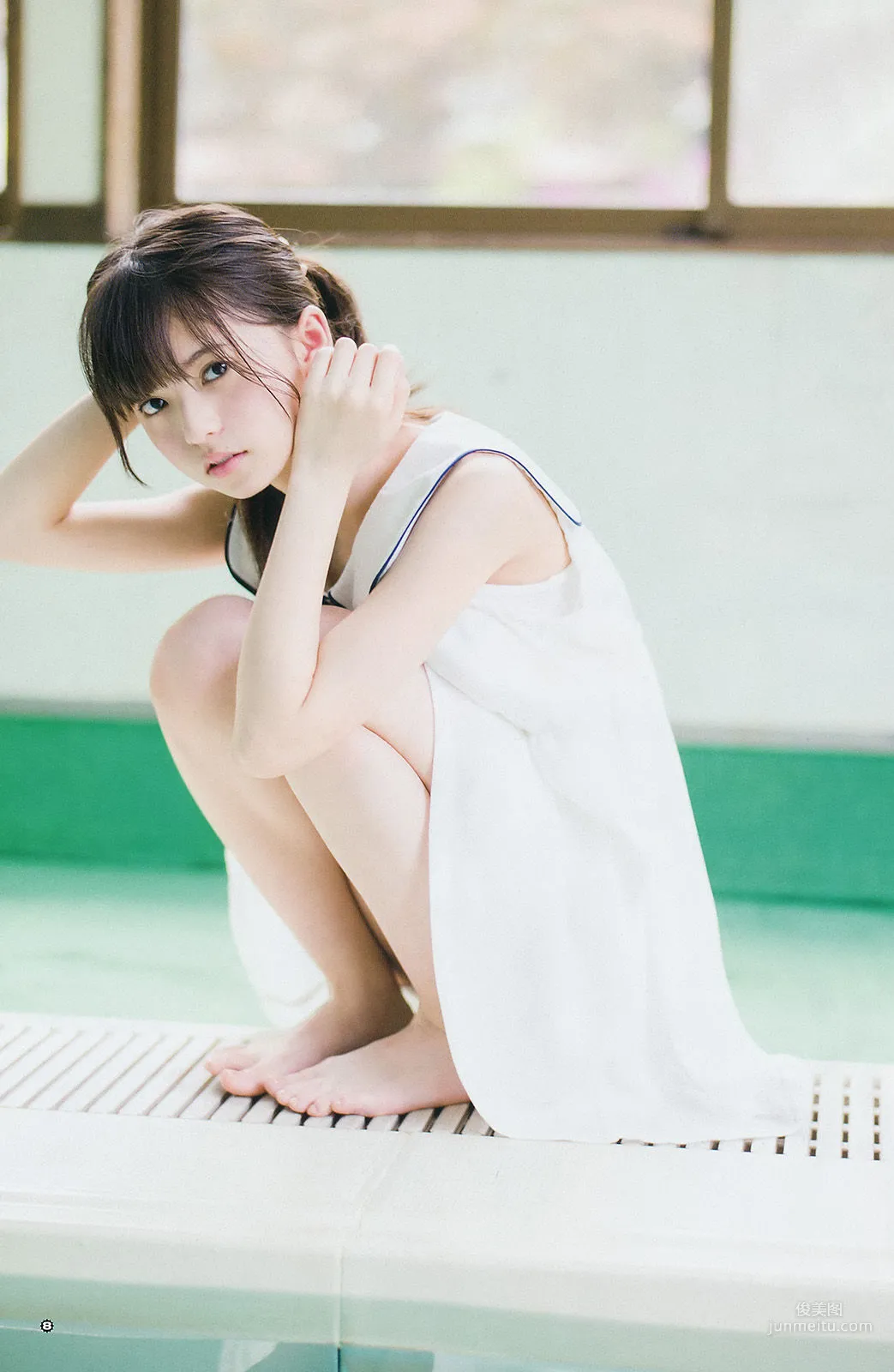 [Young Gangan] 柳ゆり菜 斎藤飛鳥 佐藤麗奈 清水あいり 2014年No.14 写真杂志12