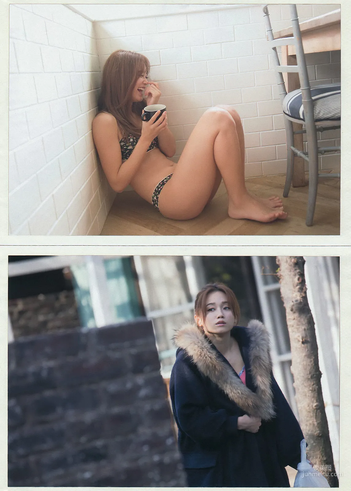 [Young Magazine] 小島瑠璃子 宮城舞 2014年No.11 写真杂志10