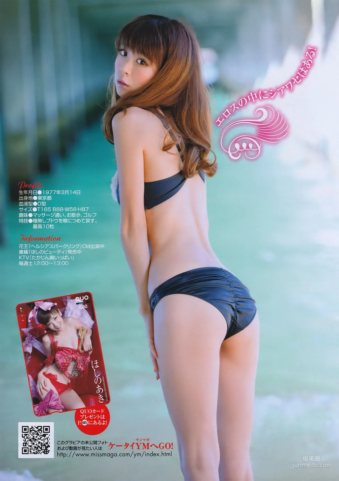 [Young Magazine] ほしのあき Aki Hoshino 2011年No.10 写真杂志8