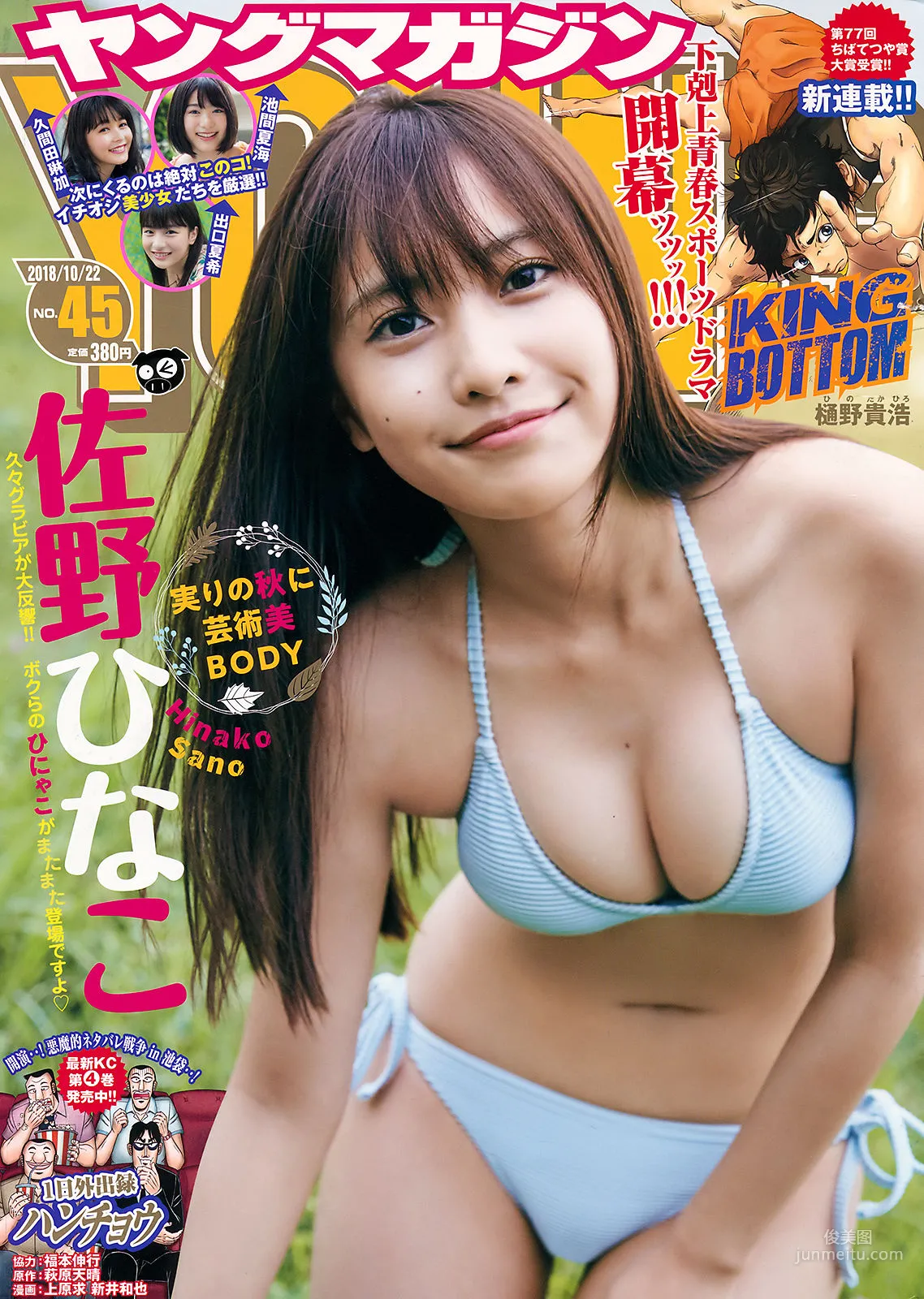 [Young Magazine] 佐野ひなこ Hinako Sano 2018年No.45 写真杂志1