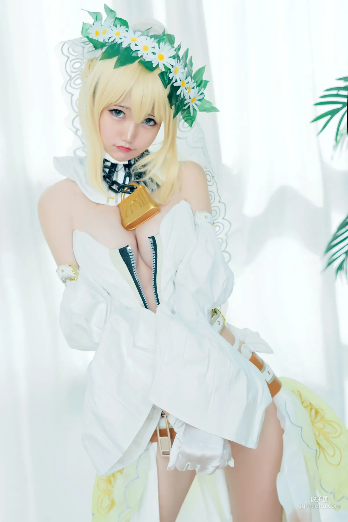 Nagesa魔物女《白衣骑士》  [COSPLAY美女] 写真集20