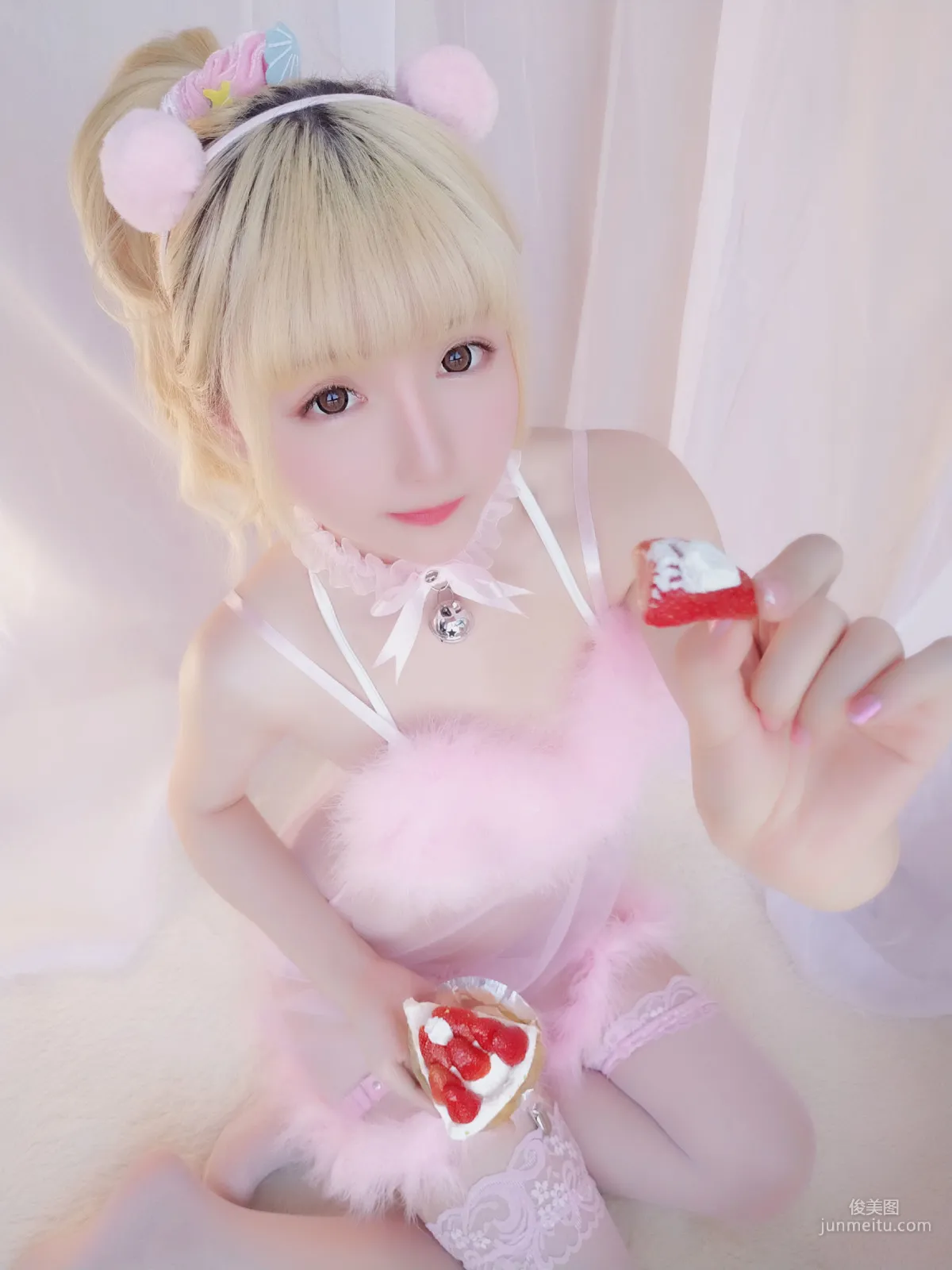 星之迟迟《草莓睡衣包》 [福利COSPLAY] 写真集55