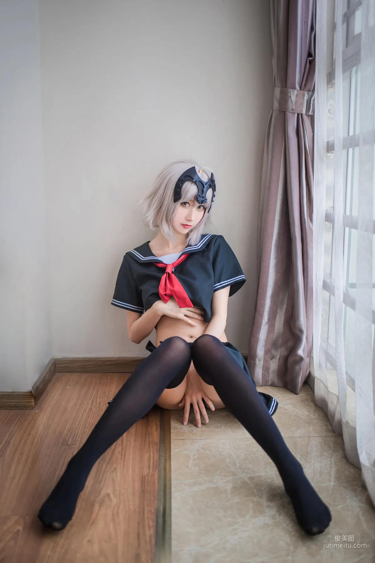 人气COSER木绵绵OwO《贞德（黑）》 [COSPLAY福利] 写真集20