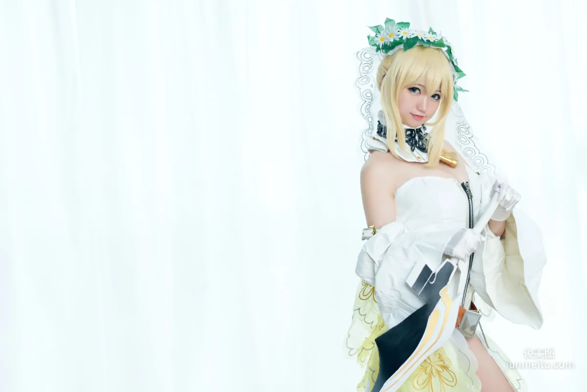 Nagesa魔物女《白衣骑士》  [COSPLAY美女] 写真集30