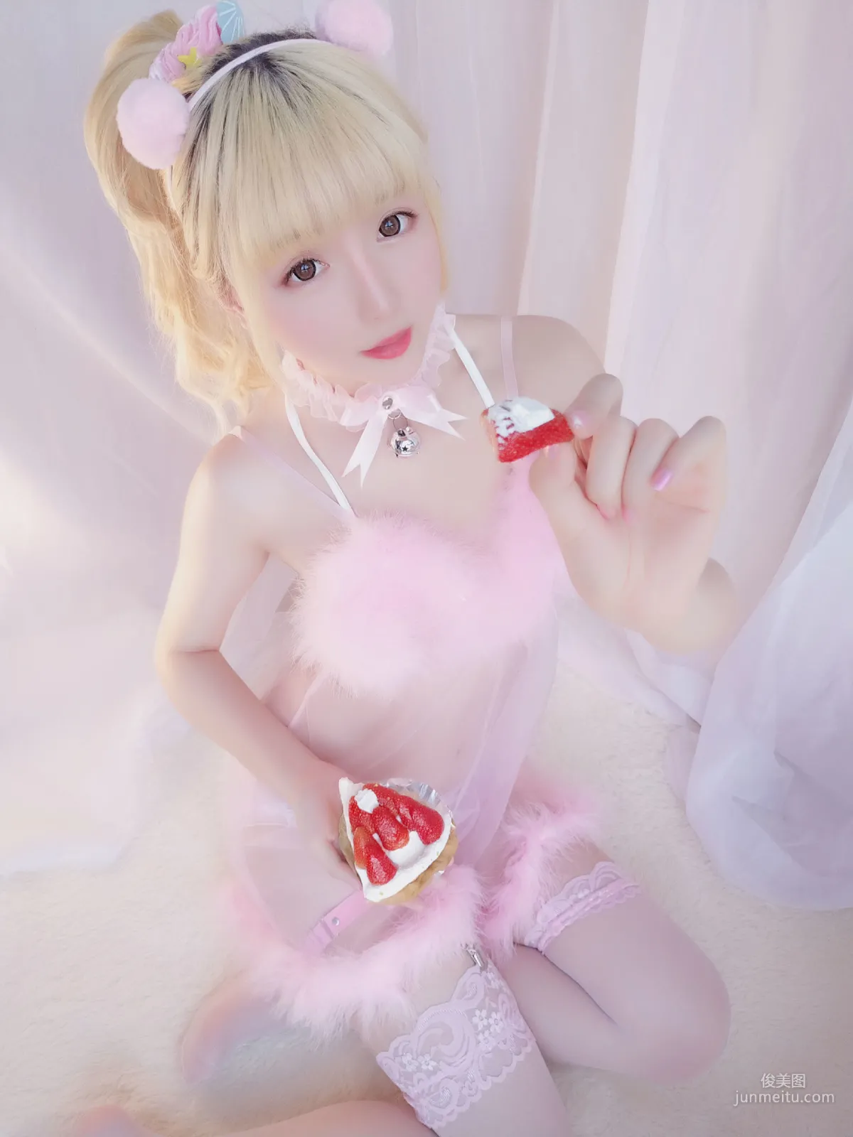 星之迟迟《草莓睡衣包》 [福利COSPLAY] 写真集54