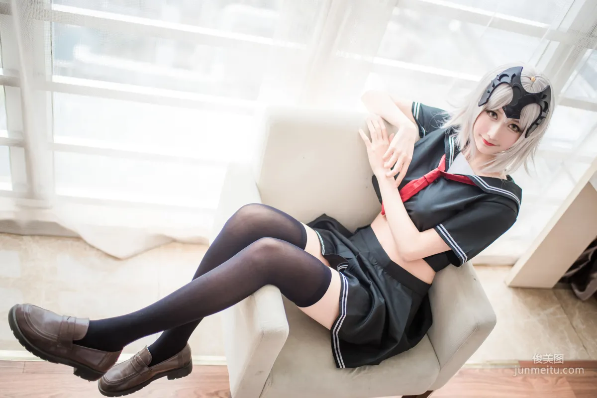 人气COSER木绵绵OwO《贞德（黑）》 [COSPLAY福利] 写真集10