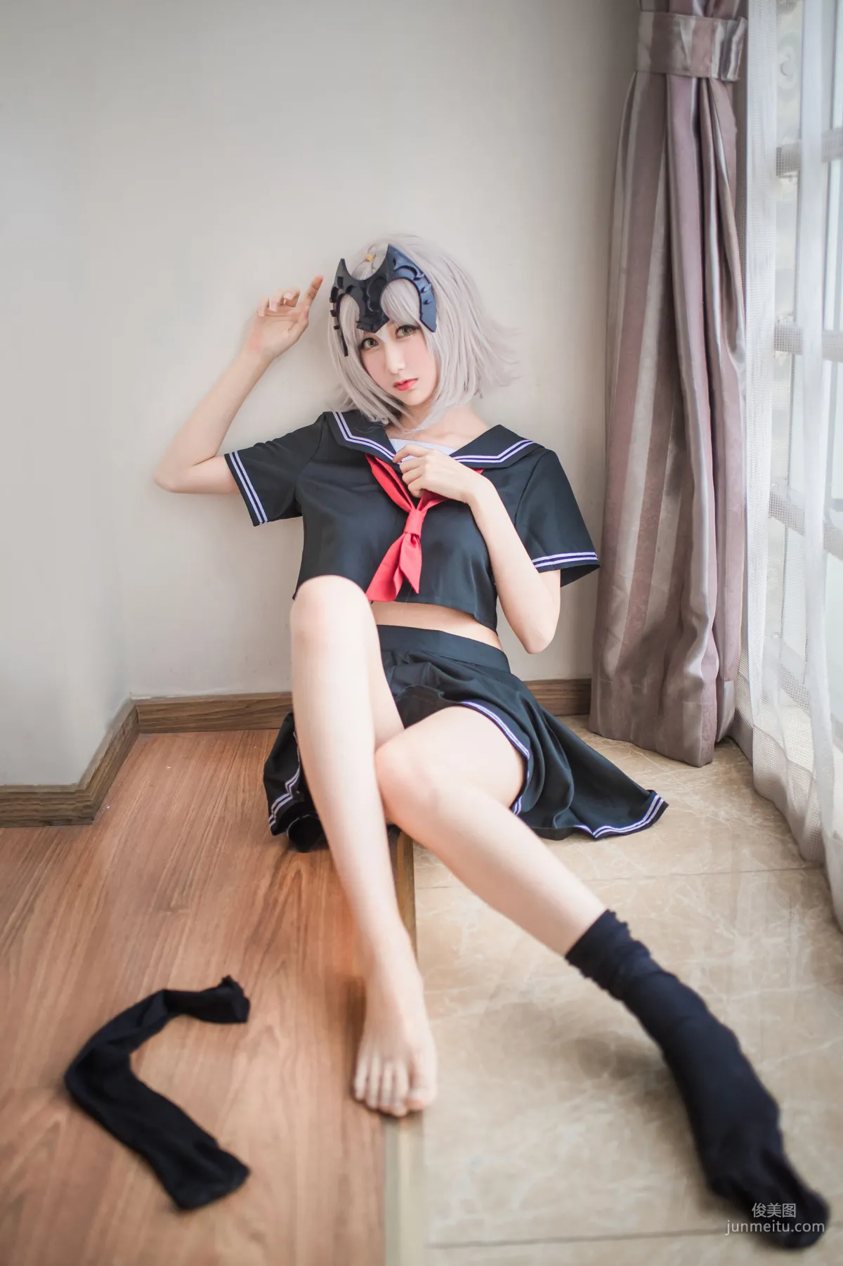 人气COSER木绵绵OwO《贞德（黑）》 [COSPLAY福利] 写真集22