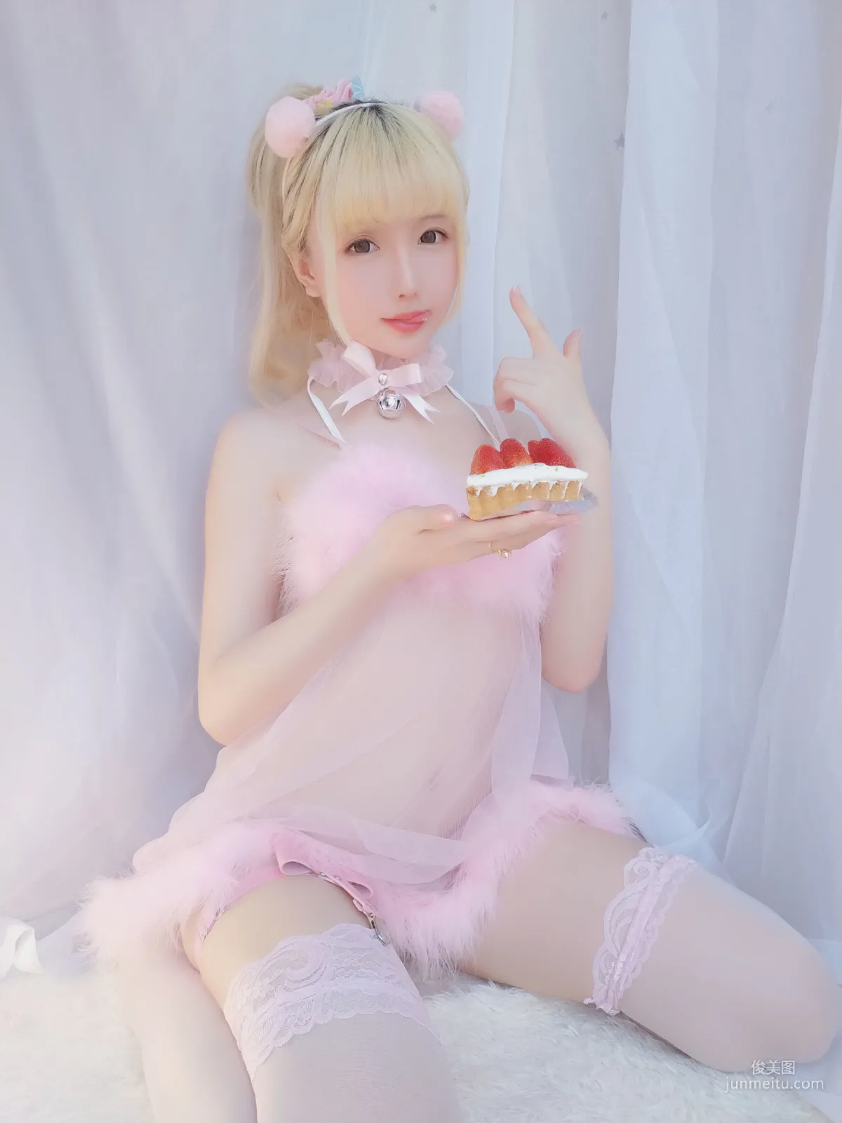 星之迟迟《草莓睡衣包》 [福利COSPLAY] 写真集25