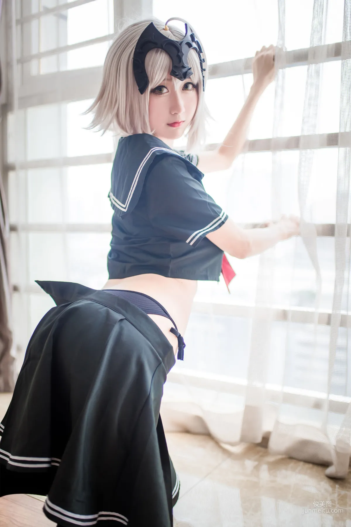 人气COSER木绵绵OwO《贞德（黑）》 [COSPLAY福利] 写真集6