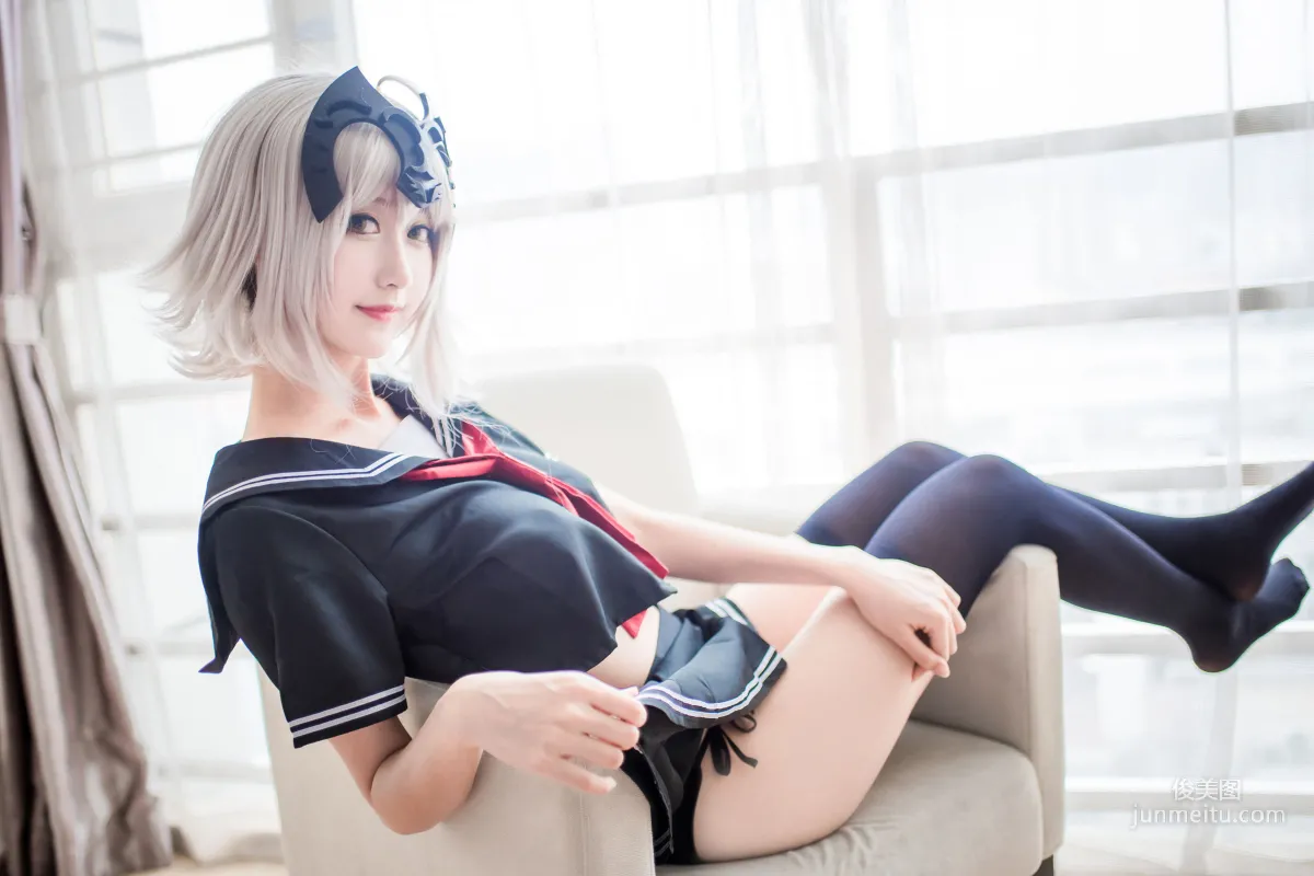 人气COSER木绵绵OwO《贞德（黑）》 [COSPLAY福利] 写真集15