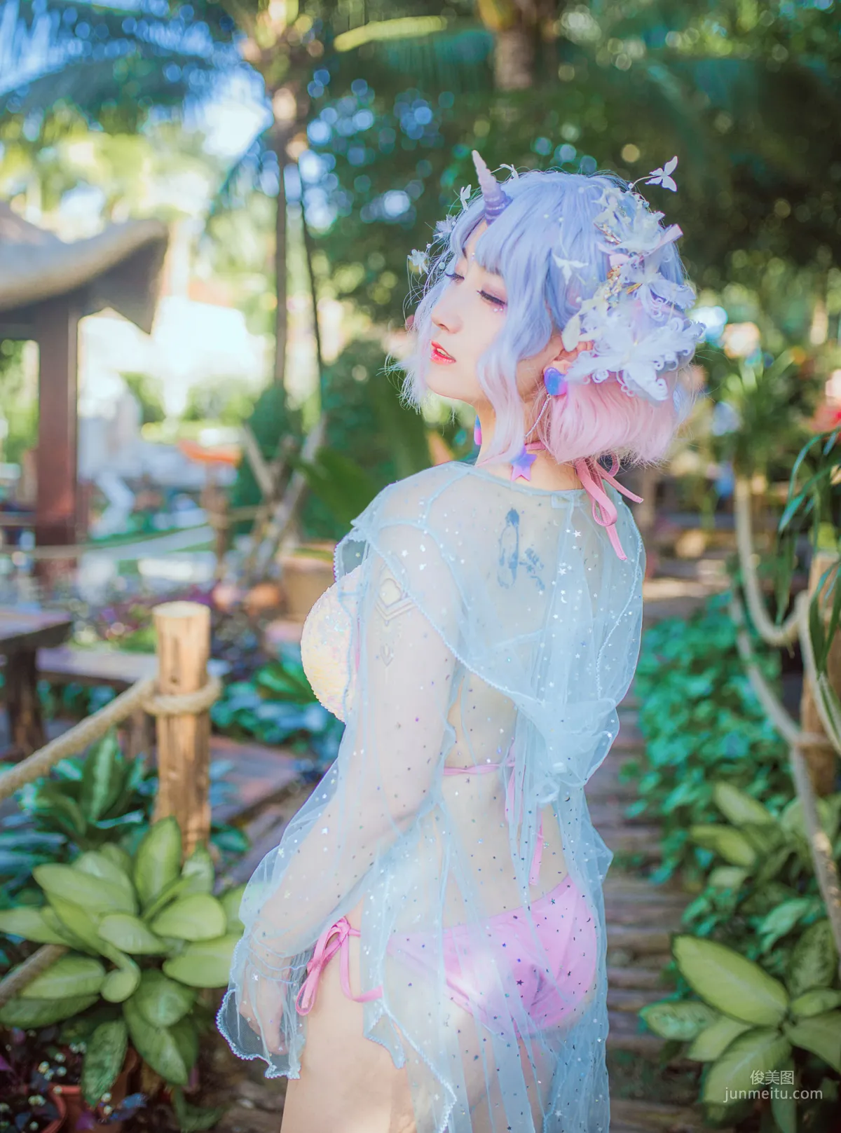 巨乳猫九酱Sakura《兽の物语》 写真集3