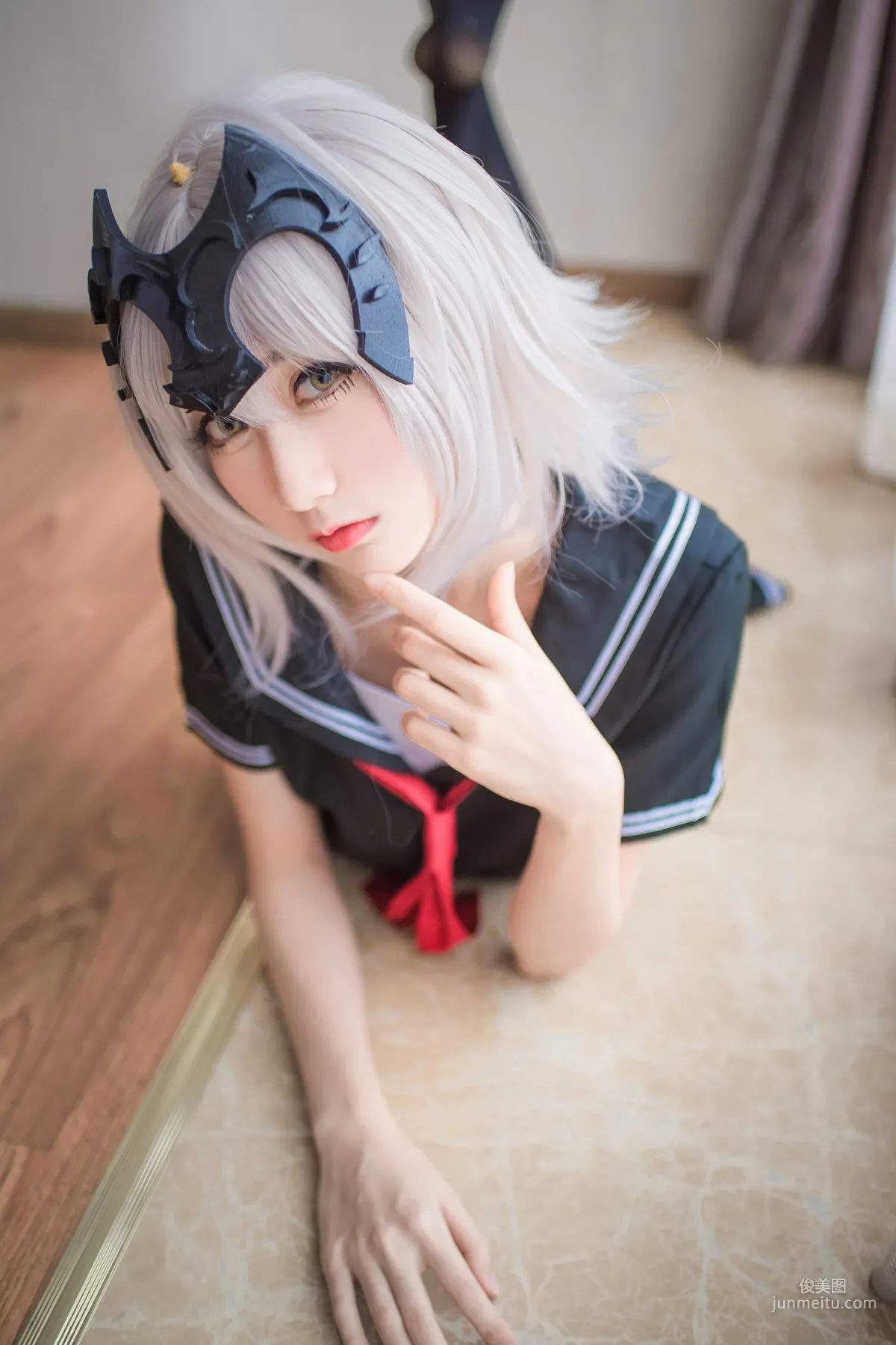 人气COSER木绵绵OwO《贞德（黑）》 [COSPLAY福利] 写真集23