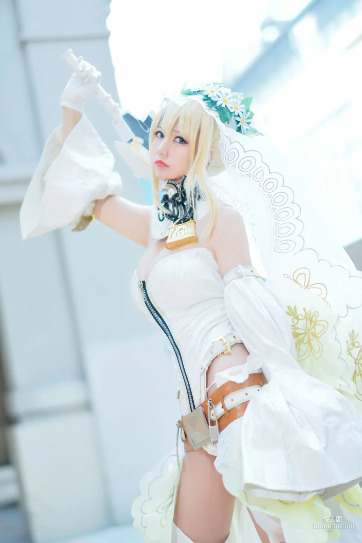 Nagesa魔物女《白衣骑士》  [COSPLAY美女] 写真集11