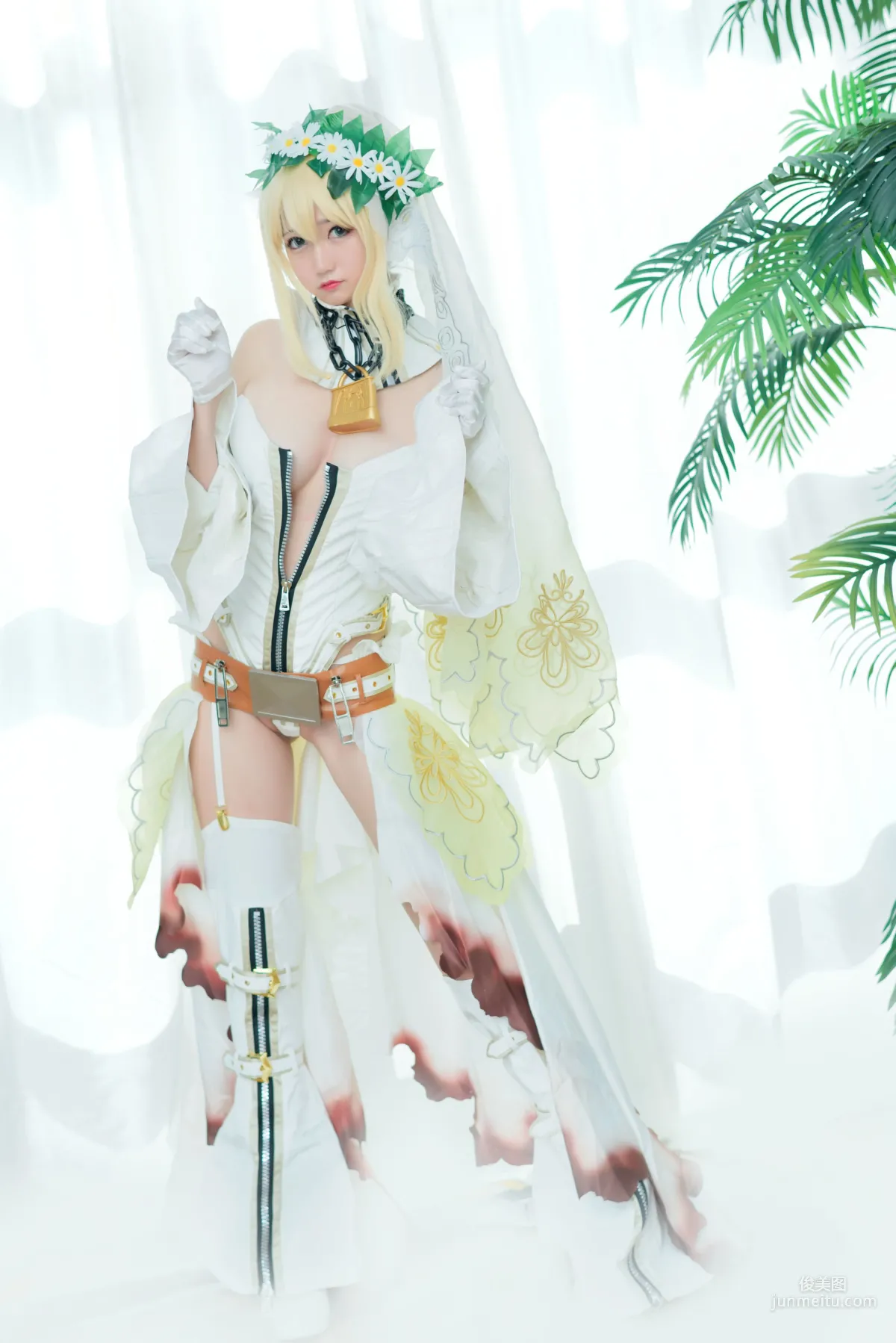 Nagesa魔物女《白衣骑士》  [COSPLAY美女] 写真集22