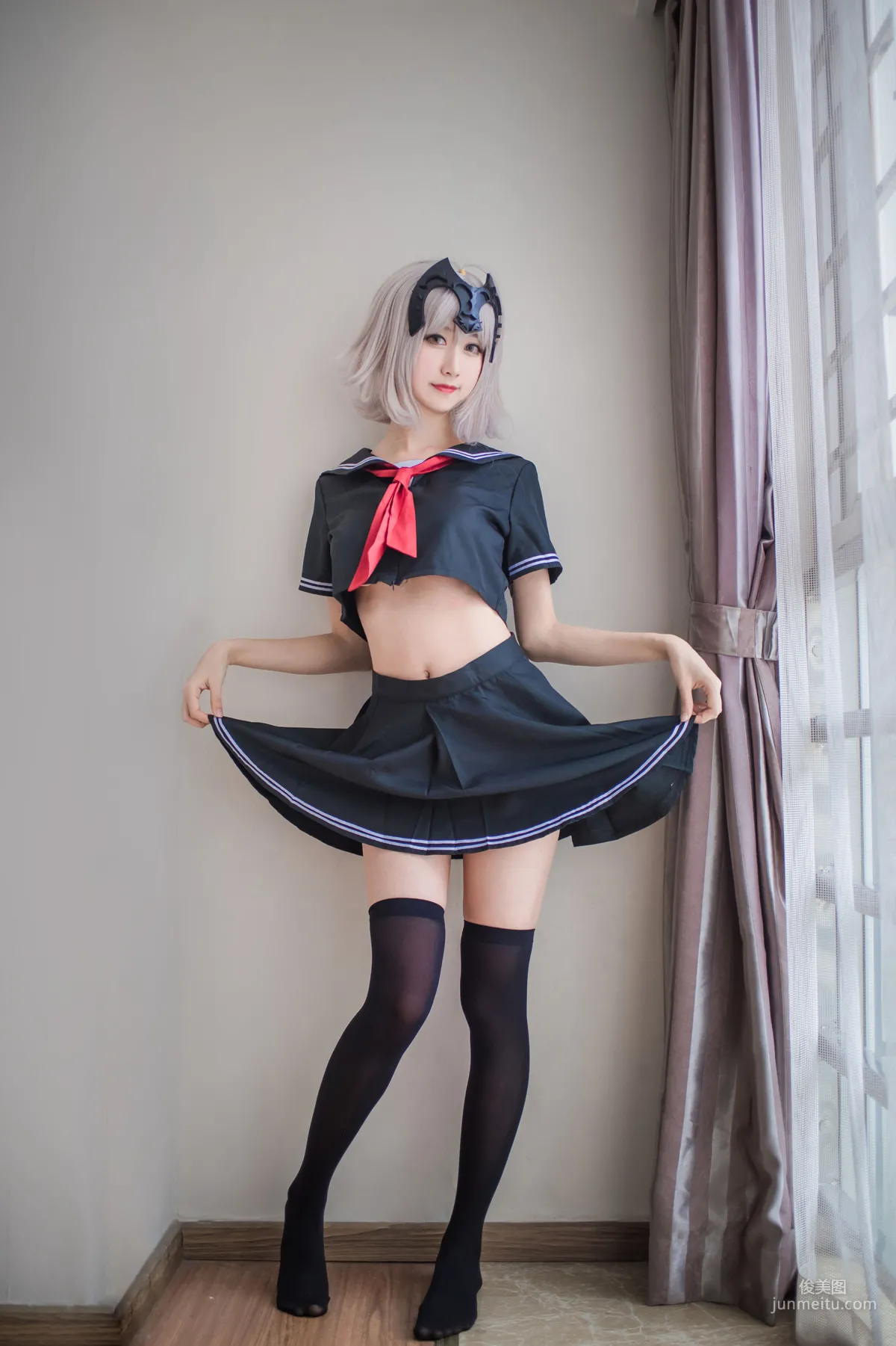 人气COSER木绵绵OwO《贞德（黑）》 [COSPLAY福利] 写真集19