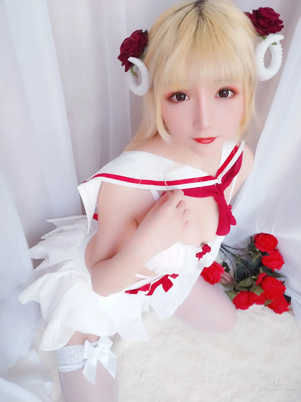 星之迟迟 《玫瑰月光包》 [福利COSPLAY] 写真集49