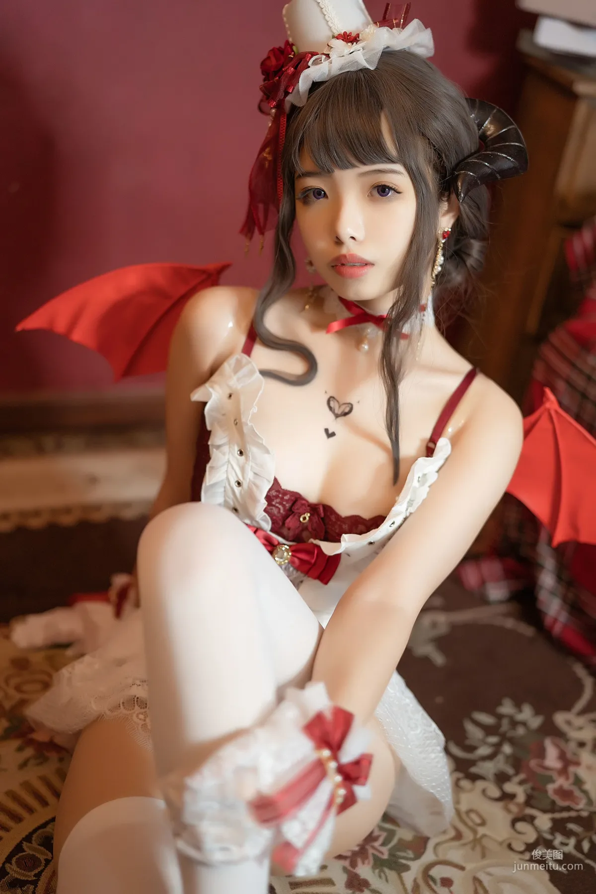 雯妹不讲道理《魅魔 Elegant devil》 [COSPLAY福利] 写真集29