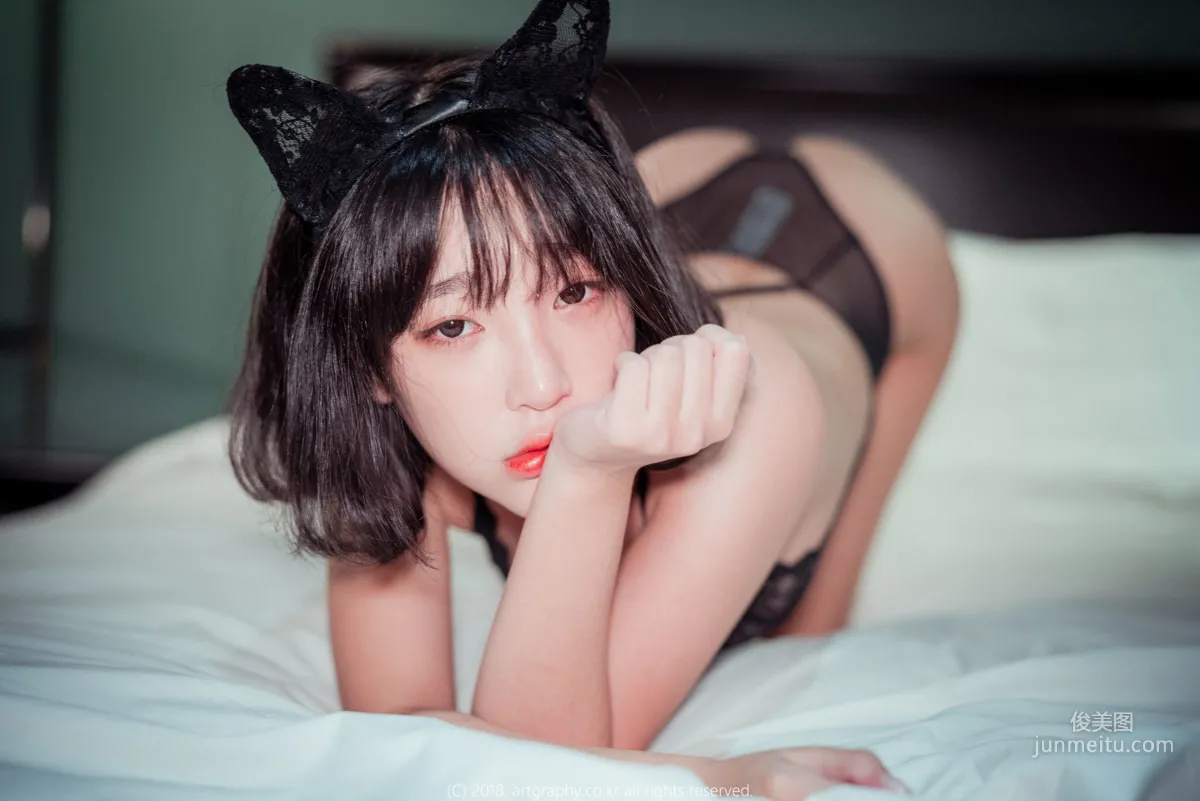 韩国少女姜仁卿《蕾丝猫女》 [ARTGRAVIA] 写真集7
