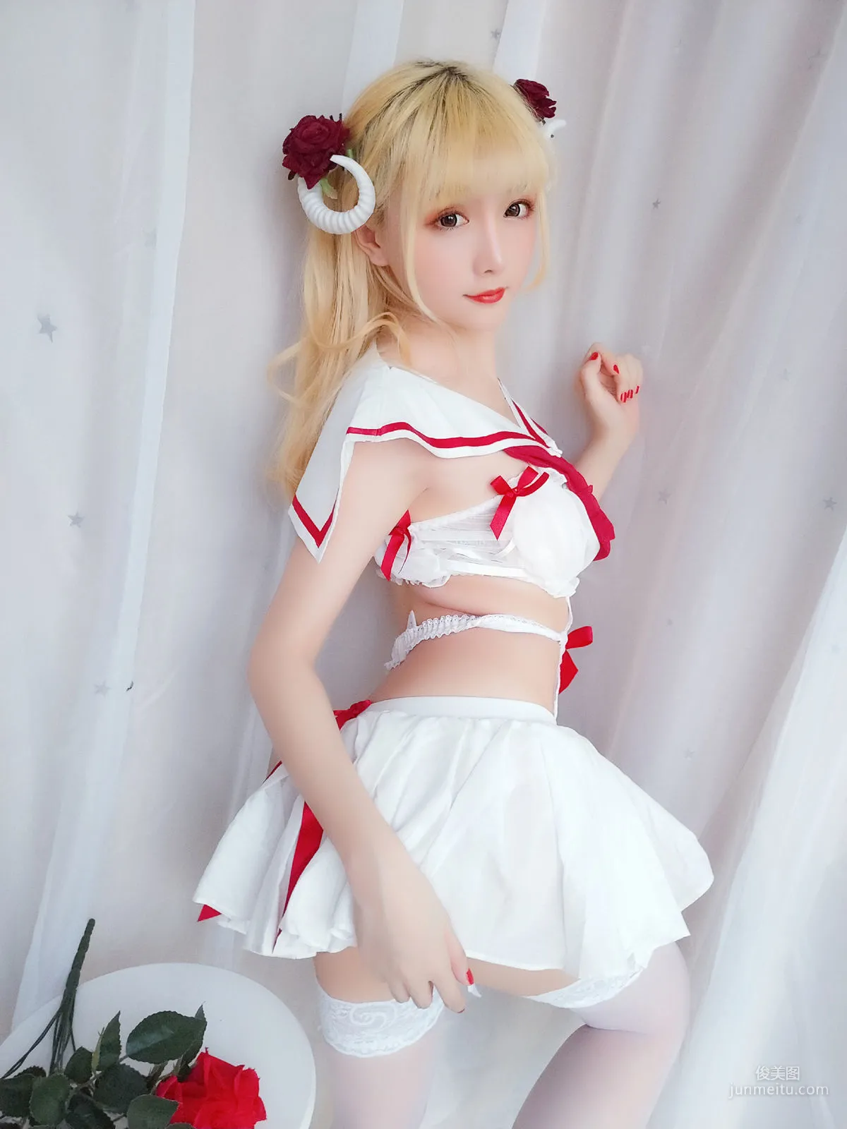 星之迟迟 《玫瑰月光包》 [福利COSPLAY] 写真集33