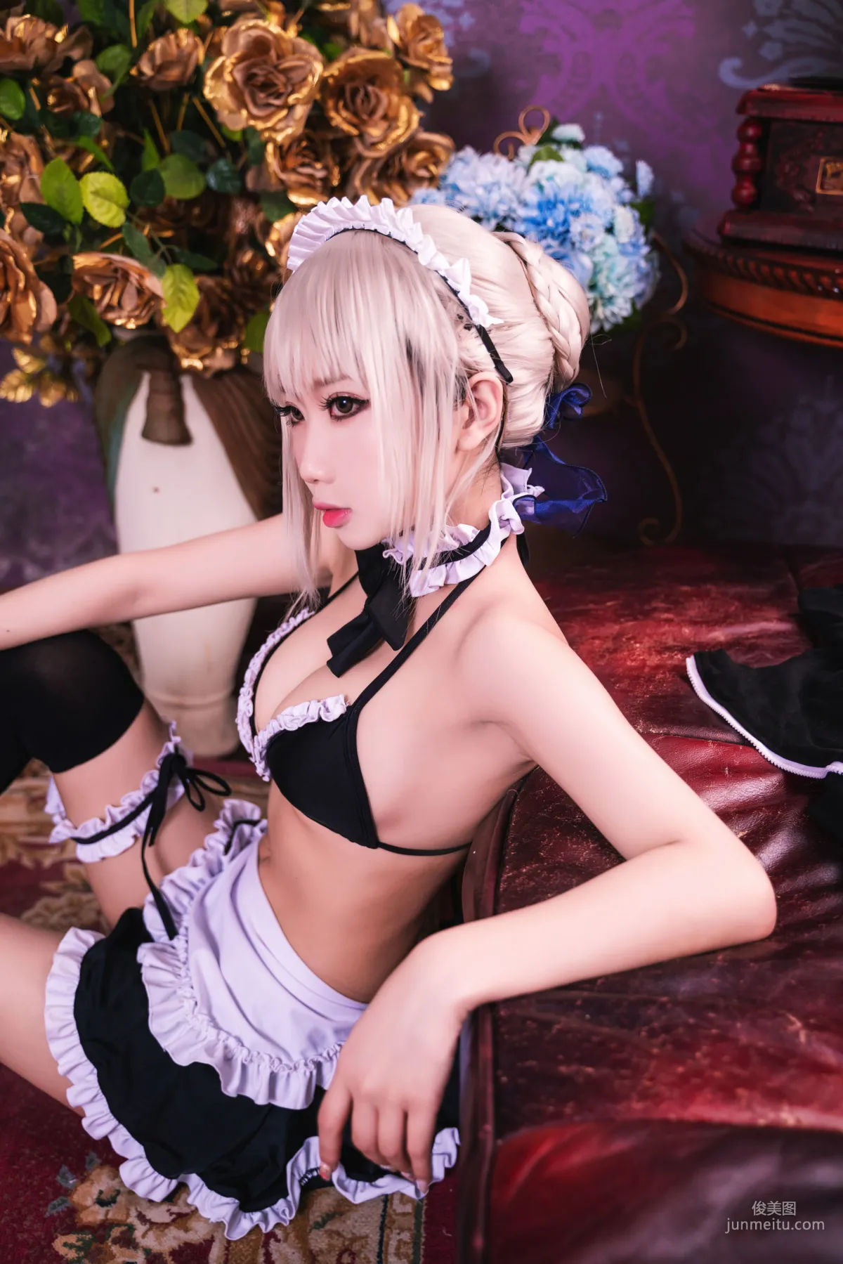 鬼畜瑶在不在w《黑丝女仆》  [COSPLAY福利] 写真集21