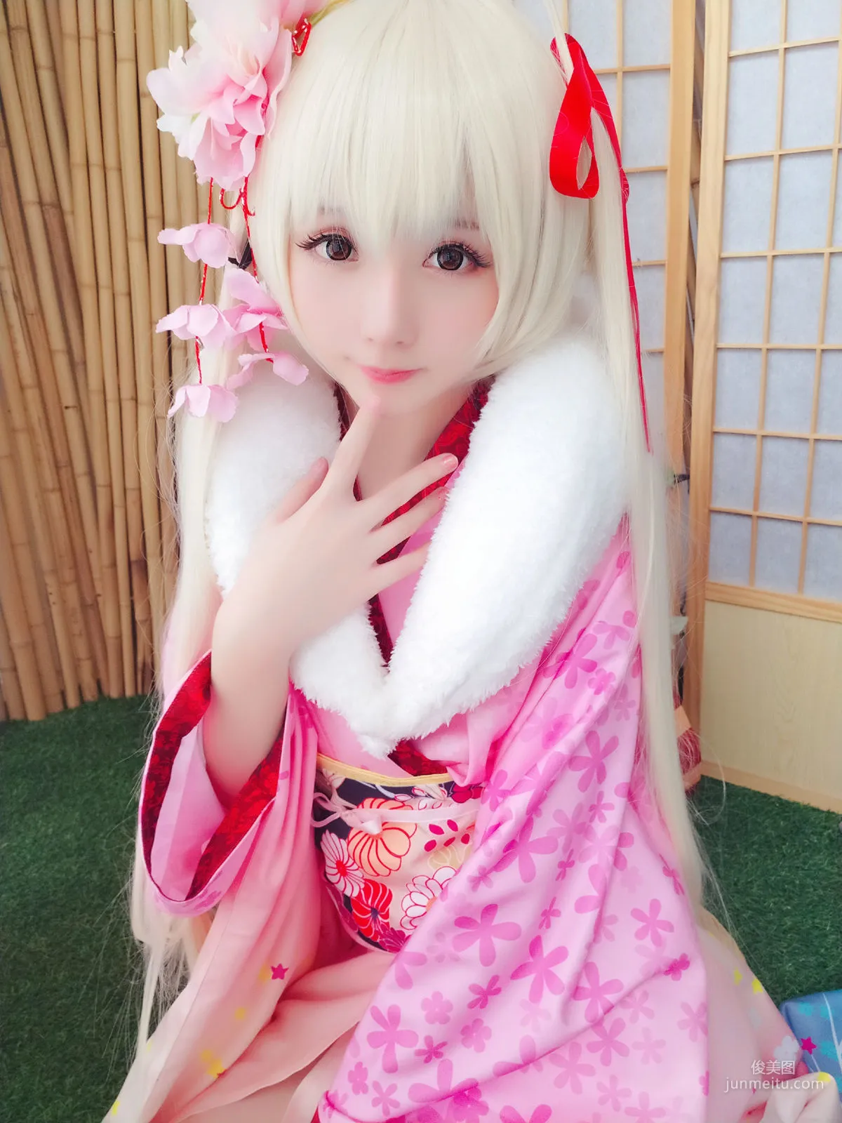 星之迟迟《粉红泡泡包》 [COSPLAY美女] 写真集56