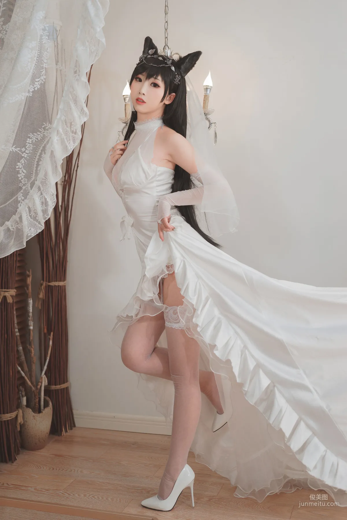 面饼仙儿《爱宕花嫁》 [福利COSPLAY] 写真集24