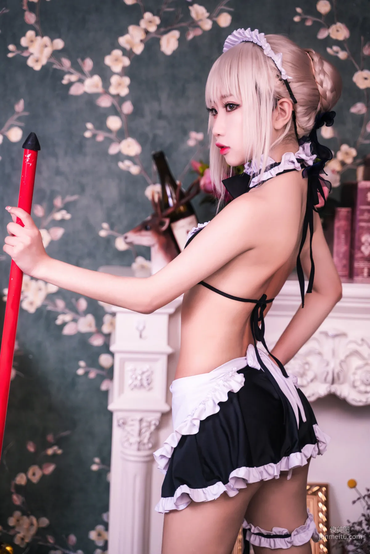 鬼畜瑶在不在w《黑丝女仆》  [COSPLAY福利] 写真集14