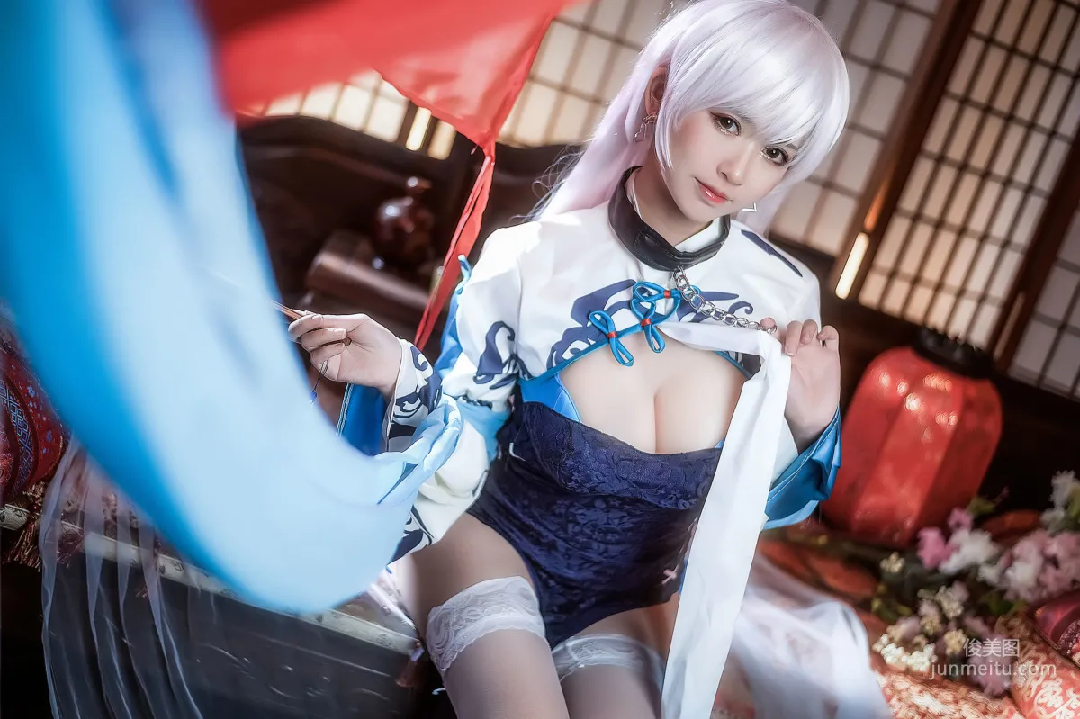 鳗鱼霏儿《碧蓝华裳 贝姐》  [COSPLAY美女] 写真集3