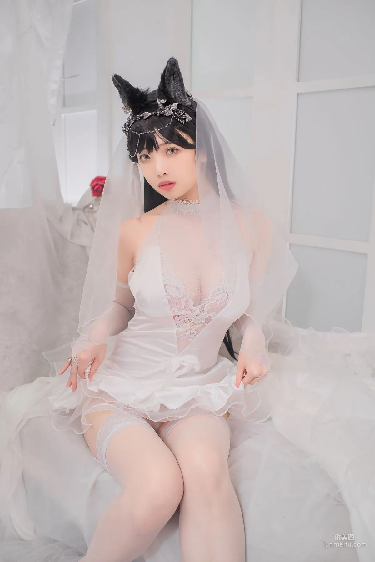 雯妹不讲道理《爱宕花嫁》  [COSPLAY福利] 写真集26