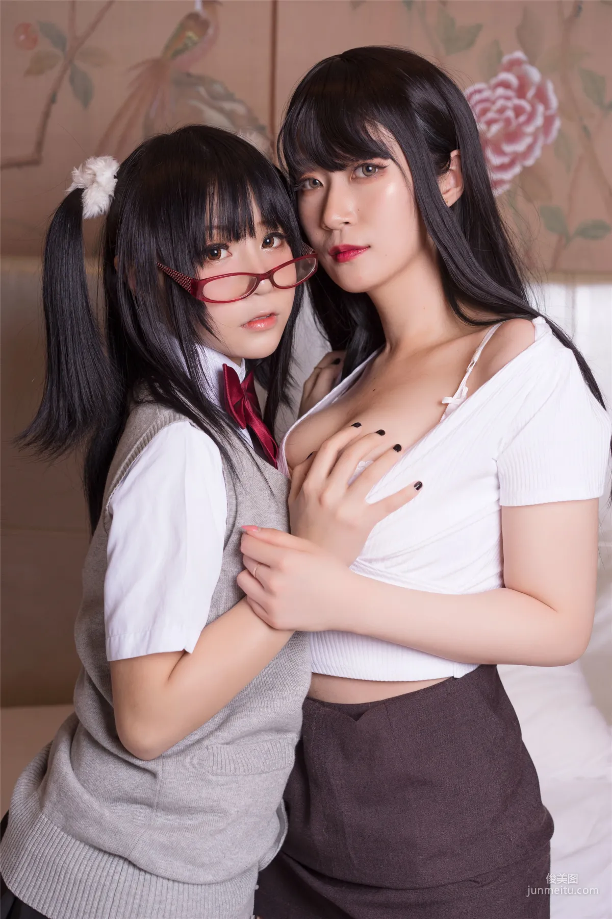 COSER白银81&摇摇乐《姐妹丝诱》 [COSPLAY福利] 写真集54