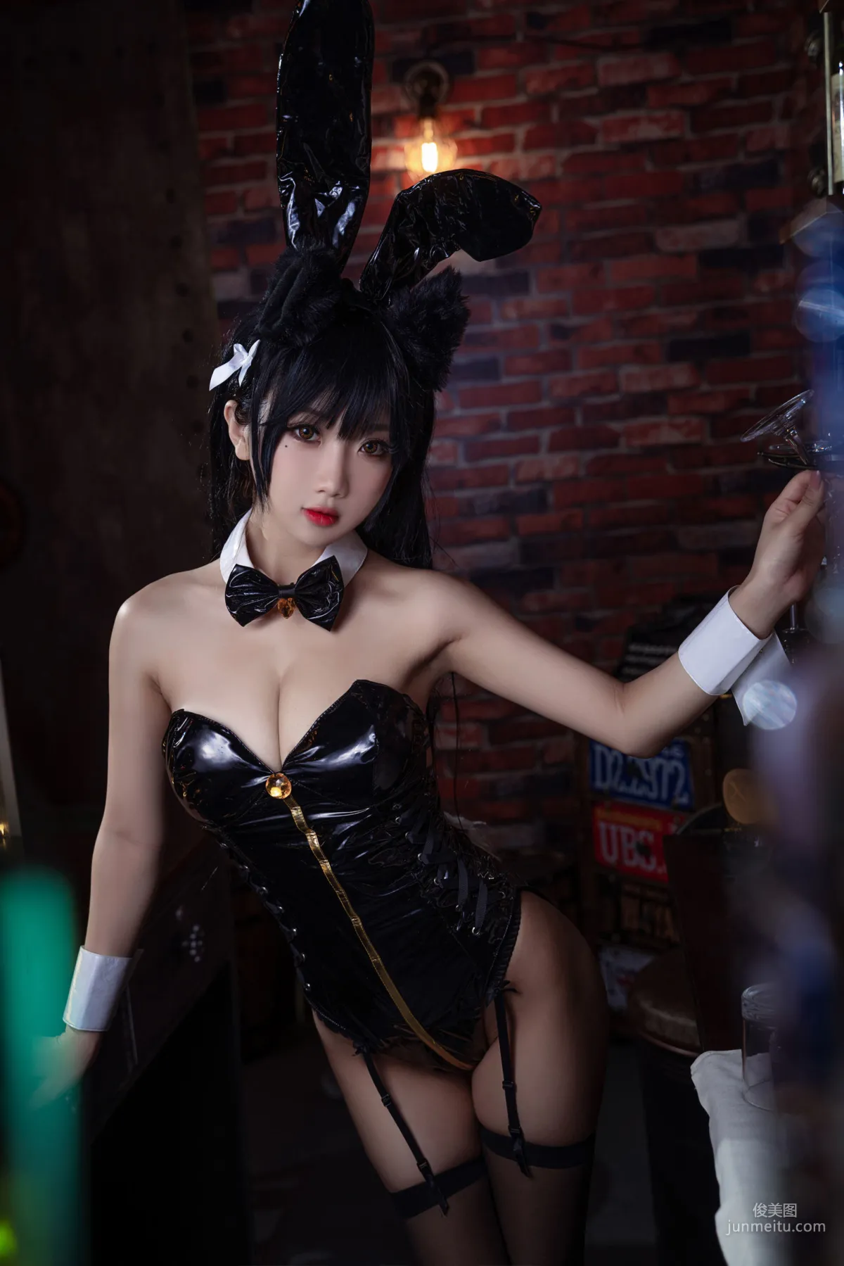 鬼畜瑶在不在w《黑色同人兔女郎》 [COSPLAY福利] 写真集4