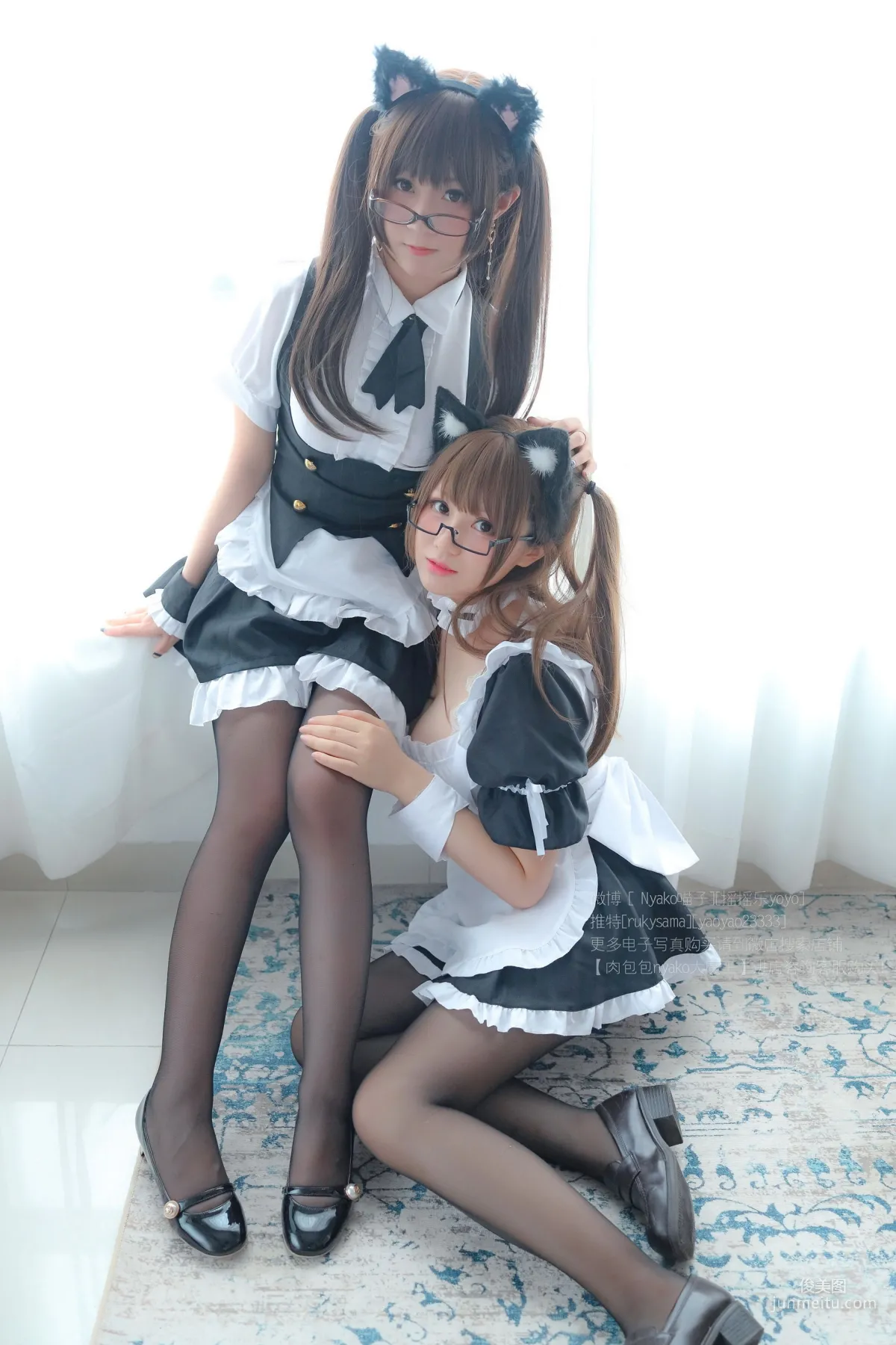 摇摇乐yoyo&Nyako喵子《诱人女仆》 [COSPLAY福利] 写真集67