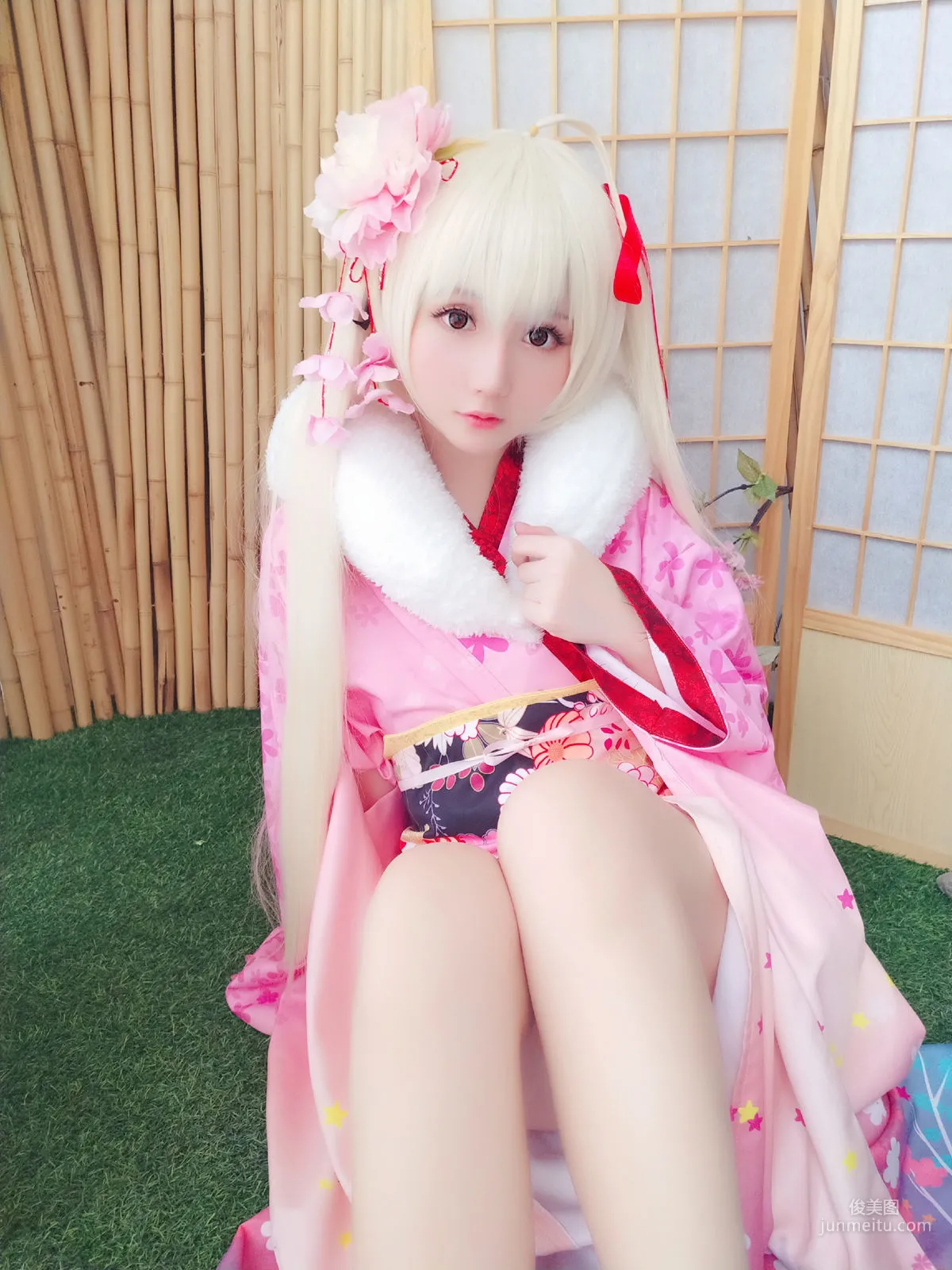 星之迟迟《粉红泡泡包》 [COSPLAY美女] 写真集49