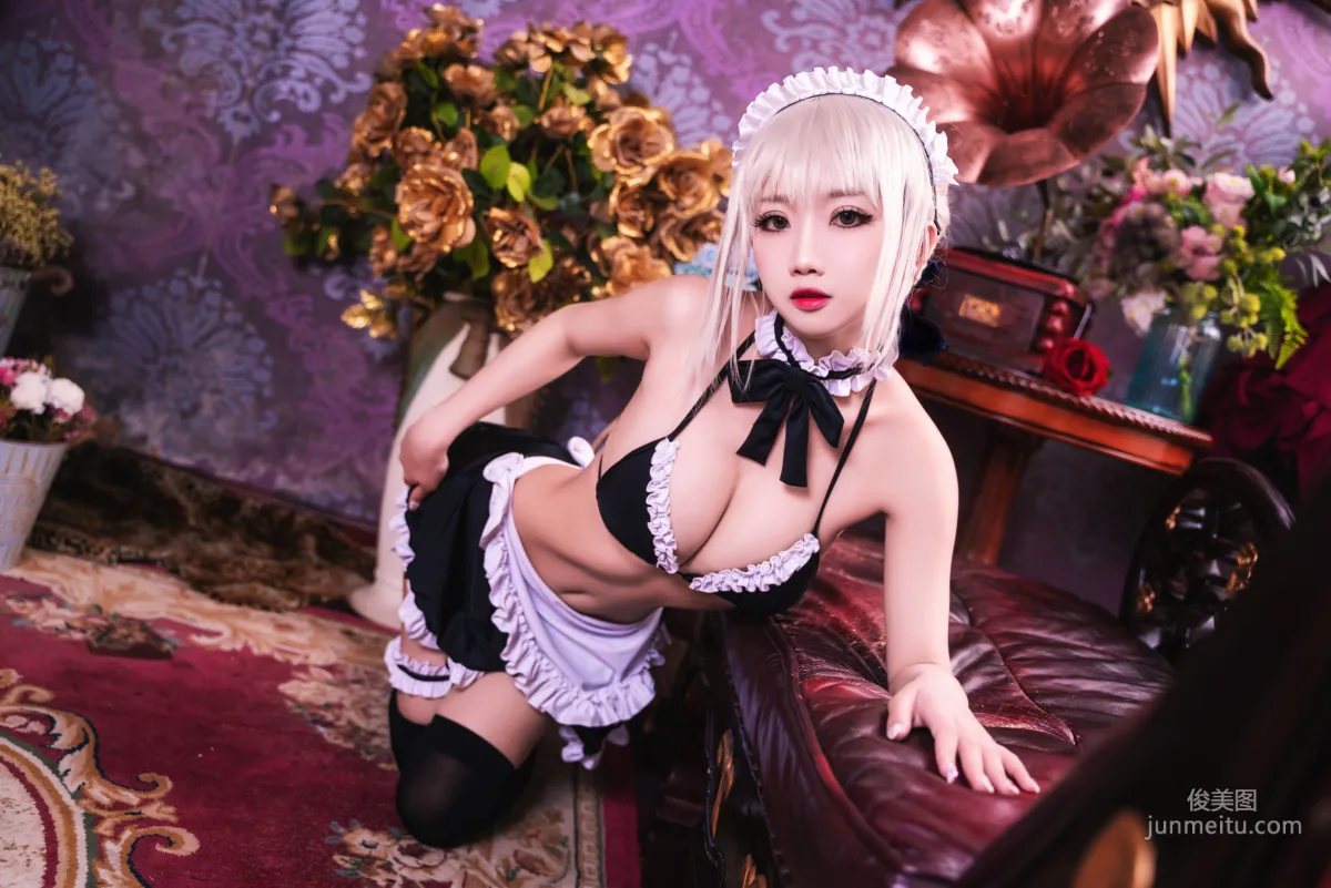 鬼畜瑶在不在w《黑丝女仆》  [COSPLAY福利] 写真集24