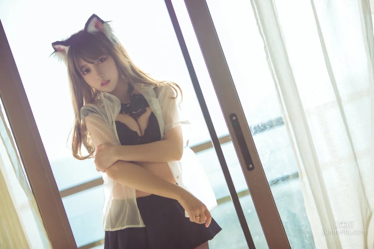 米线线sama 《阳台黑丝性感猫咪》 [COSPLAY美女] 写真集22