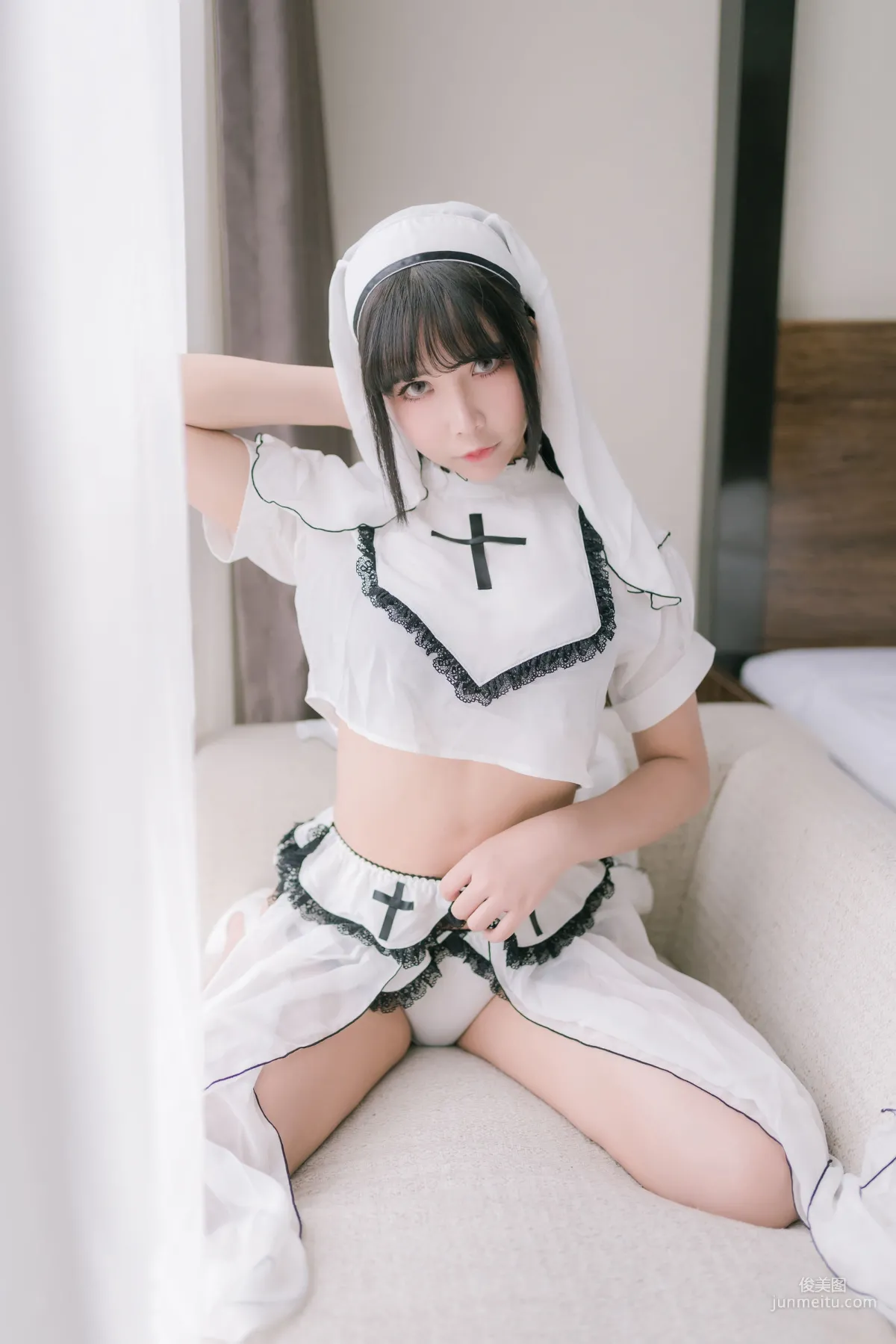 COSER抱走莫子aa《纯白修女》 [COSPLAY美女] 写真集30