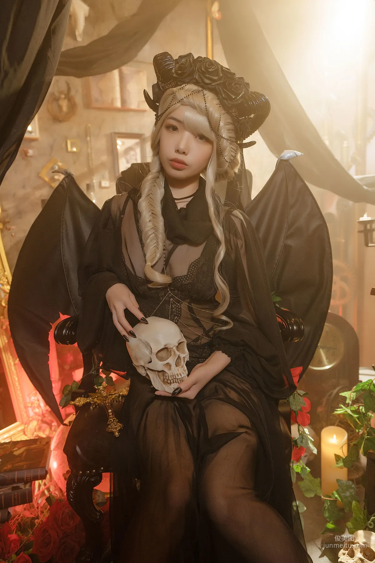 雯妹《魅魔 gothic devil》 [COSPLAY福利] 写真集16