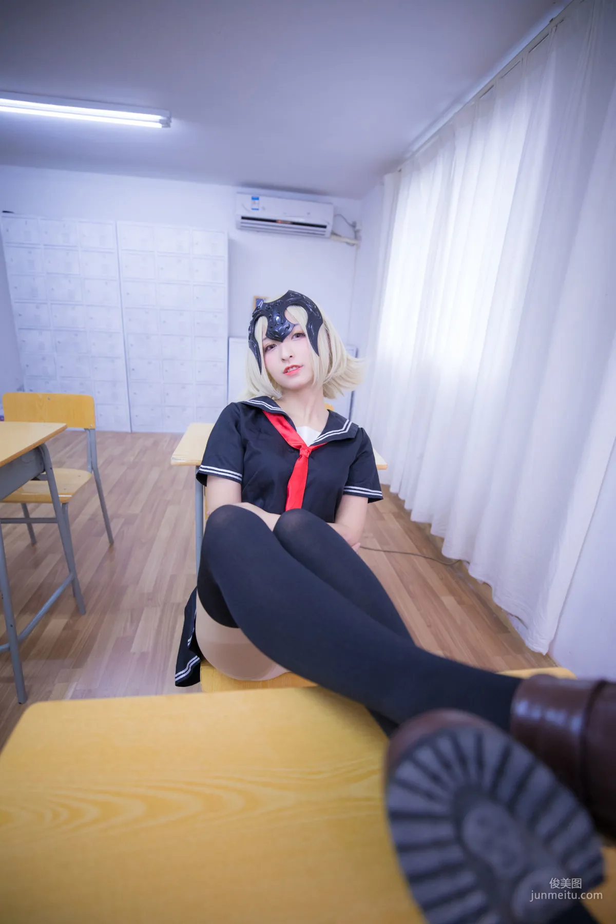 神楽坂真冬《放课后》 [萝莉COSPLAY] 写真集108