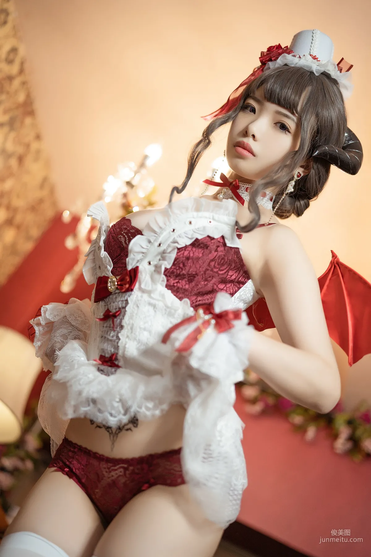 雯妹不讲道理《魅魔 Elegant devil》 [COSPLAY福利] 写真集26