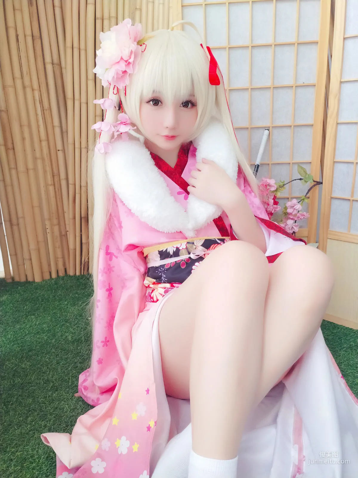 星之迟迟《粉红泡泡包》 [COSPLAY美女] 写真集52