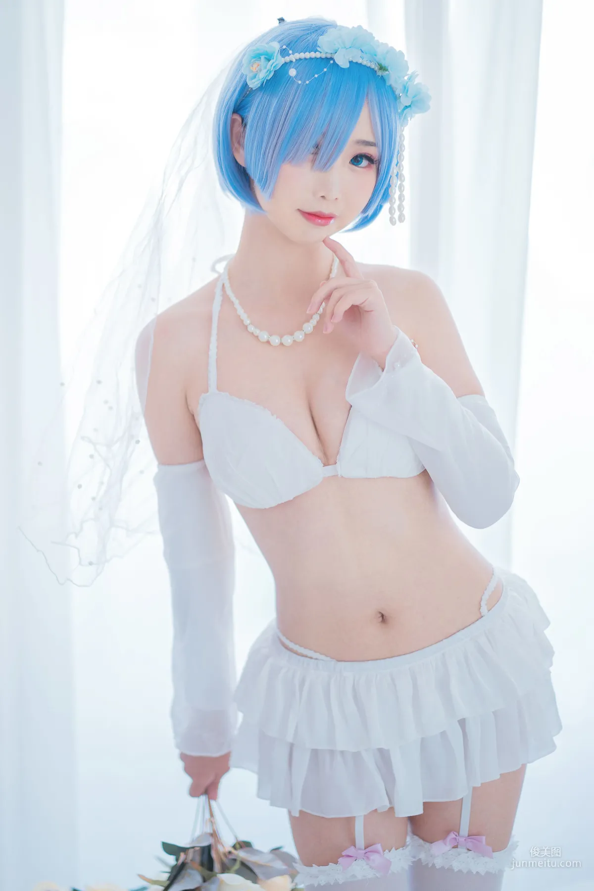 面饼仙儿《花嫁蕾姆》 [福利COSPLAY] 写真集15