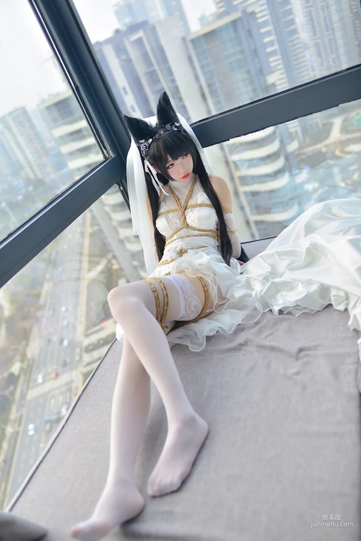 雪琪SAMA《爱宕婚纱》 [福利COSPLAY] 写真集30