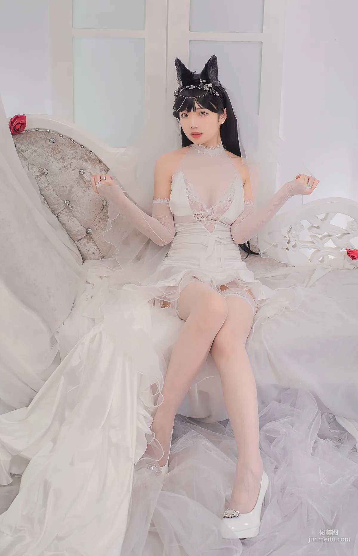 雯妹不讲道理《爱宕花嫁》  [COSPLAY福利] 写真集30