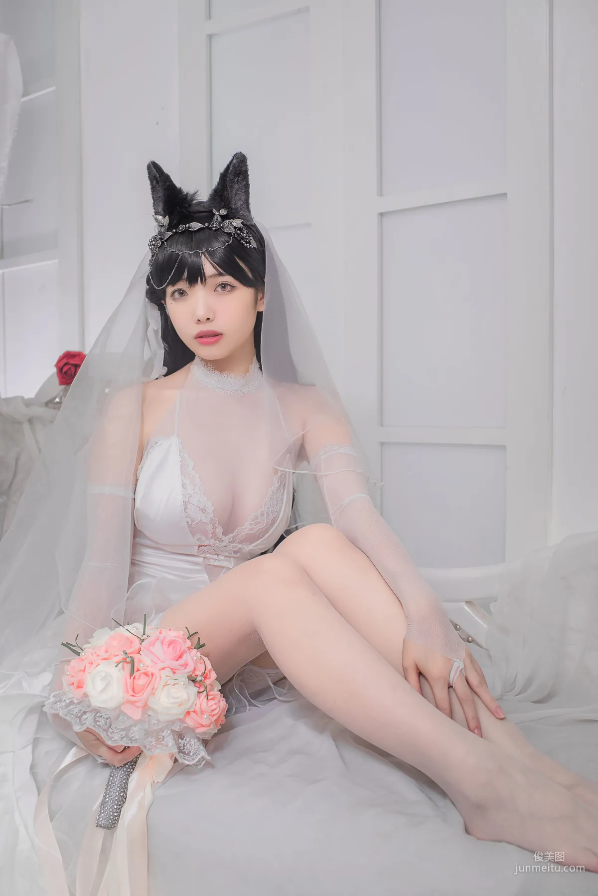 雯妹不讲道理《爱宕花嫁》  [COSPLAY福利] 写真集14