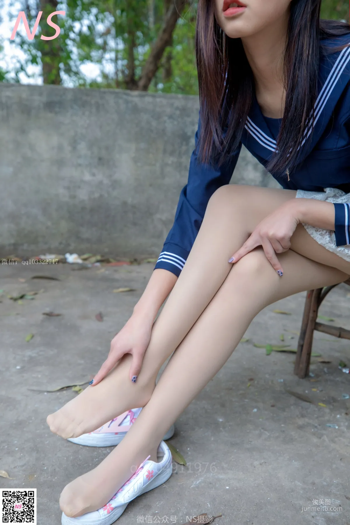 北北《制服肉丝超短裙》 [纳丝摄影] 写真集57