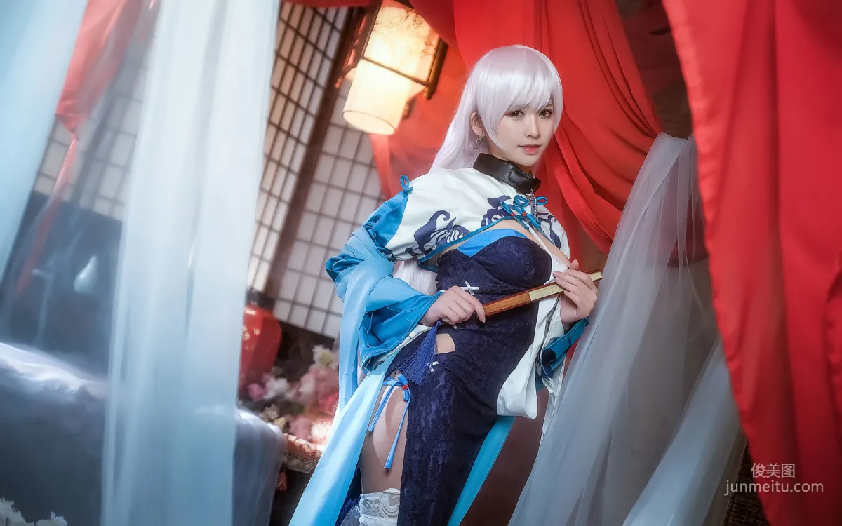 鳗鱼霏儿《碧蓝华裳 贝姐》  [COSPLAY美女] 写真集7