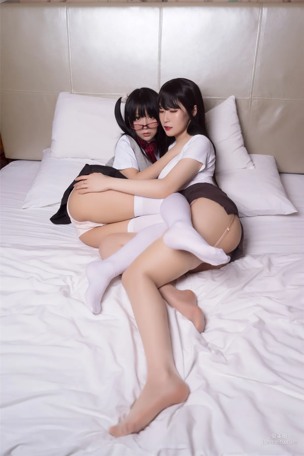 COSER白银81&摇摇乐《姐妹丝诱》 [COSPLAY福利] 写真集48